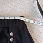 Dolls Kill Cute black high rise slit sexy goth skort S Photo 6