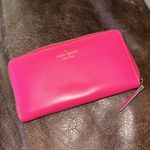 Kate Spade  Pink Long Zippy leather Wallet brand new Photo 9