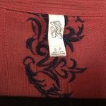 Free People Rust Embroidered Long Sleeve Button Down Small Photo 3