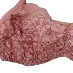 We Are HAH Hook Up Bra Size DD Band 32-40 Lace Balconette Dusty Rose Underwire Photo 3