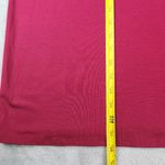 Eileen Fisher  Mock Neck Single Slit Tunic Dress Top Blouse Maroon Size L Large Photo 4