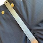 Lafayette 148 Black Wide Leg Trouser Pants Brass Buttons Nautical Size 10 Photo 8