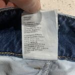 H&M Divided Size 2 Paper Bag Jeans High Rise Tapered Leg Self Tie Ridged Women’s Blue Photo 7