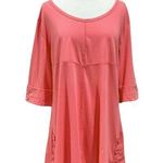 Simply Noelle  Coral A-Line Tunic Top Size L/XL Photo 0