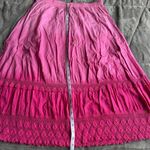 vintage y2k Bobbie Brooks pink ombré tiered cotton skirt size medium Photo 5