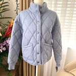 Wild Fable Quilted Button Front Jacket in Blue Photo 2