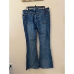 Xhilaration Vintage Y2K Exhilaration Frayed Waist Lace Up Flare Jeans 5 Photo 4