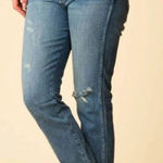 Amo Denim Tomboy Crop Jeans Happy Camper Medium Wash Blue Size 26 Blue Photo 0