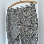 Ann Taylor Ann Taylor Black and White Cheetah Leopard Print Ankle Pants Size 4 Photo 4