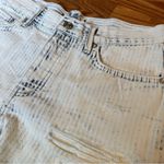 Free People Ivory Comb Frayed Denim Shorts NWT Size 26 Photo 2