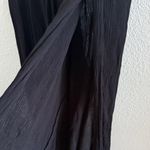 Kona Sol Tie Waist Beach Pool Cover Up Pants Black Medium Photo 6