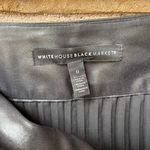 White House | Black Market NWOT Metallic Pleated Wrap MIDI Skirt. 0 Photo 6