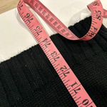 Michael Kors Black Knit Scarf Rhinestone Logo Winter Wrap Photo 2