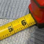 Hippie Rose purple and white plaid pullover v neck long sleeve sweater L Photo 8