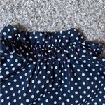 J.Crew Navy Polka Dot Sleeveless Blouse Photo 5