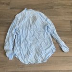 Babaton  blue button front shirt Photo 3