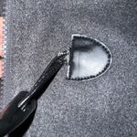 Rampage  Y2K Dark Grey Mid Length Toggle Coat Photo 6