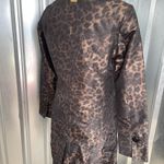 Ellen Tracy Y2K  Leopard Animal Print Lined Trench Rain Coat XS Photo 7