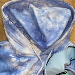 Disney Lilo And Stitch Sweatshirt Tie Dyed Fleece Pullover Hoodie Sz S EUC Photo 4