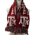 Texas A&M Aggies Unisex Double Sided Scarf Neck Warmer Fringe University Logo OS Red Photo 2
