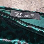Simplee Apparel NWOT Velvet Cheetah Print Asymmetrical Dress Photo 3