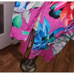 Maeve  Anthropologie Womens Pink Combo Tunic Buttondown Top Dress‎ Medium Photo 3