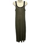 DKNY  Double Strap Cover Up Midi Dress Size S Moss Green New Lightweight Photo 1