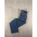 Abercrombie & Fitch The 90's Straight Mid Rise Jean Women's 28/6 Raw Hem Photo 2