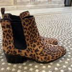 A New Day Suede Cheetah Booties Photo 3