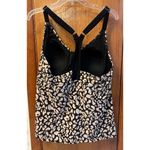Women's Heat Tankini Yellow/Black Bathing Suit Top Black Size 20W Photo 1
