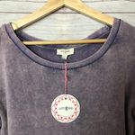 Umgee NEW Acid Wash Ruffle Sleeve Long Sleeve S Photo 2