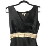 Isaac Mizrahi Silk Tank Top S Black Satin Bow Back Sophisticated Glam Luxury Photo 11