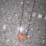 Kendra Scott  Rose Gold Heart Necklace Photo 2