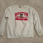 Boston University Crewneck White Size L Photo 0