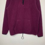 PINK - Victoria's Secret PINK Victoria’s Secret Quarter Zip Sherpa Fleece Pullover Sweatshirt Photo 3