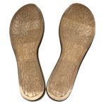 Joie Eidel Beige Linen Ruffle Flats Slides Sandals Shoes size 8.5 Photo 4