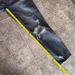 American Eagle Faded Black Distressed Denim Mom Jean Size 0 Regular Photo 4