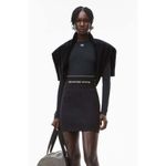 Alexander Wang  Logo Elastic Zipper Mini Skirt 495$ Blogger Fav Fall Winter Photo 3