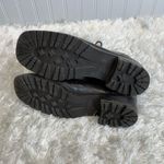 Vintage Brown Leather Boots Square Toe Sz 8 Photo 5