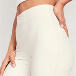 Old Navy Extra High-Waisted PowerSoft Rib-Knit Flare Pants in Wish Bone- S Photo 1