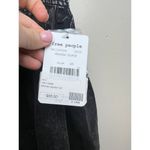 Free People  Marina Denim Top in Washed Black NWT Sz. XS Photo 4