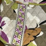 Vera Bradley Portobello Road Large Saddle Up Purple Green Gray Crossbody Bag Photo 9