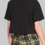 Wild Fable Gothic Black Cutout Lattice T-Shirt Size Small Photo 2