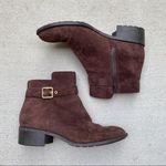 Cole Haan  Indiana Waterproof Suede Boots Chestnut Brown Booties size 8.5 Photo 0
