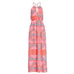 MINKPINK NEW Eastern Aztec Maxi Halter Cut-Outs Cutouts Strappy Long Sundress XS Photo 5