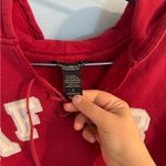 Abercrombie & Fitch vintage  red hooded sweatshirt size L Photo 2