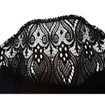 No Boundaries Victorian Gothic Black Lace Long Sleeve Top Sz.‎ S Romantic Fall Layer Witchy Photo 3