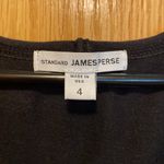 James Perse  Black Bodycon Midi Dress Photo 1