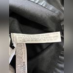 ZARA  Black Faux Leather Coat Dress Wrap Belt NWT Women’s Sz XS Photo 4
