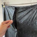 Vintage Snake Skin Pants Sz 14 Extra Long Wide Leg Blue Silver David Paul Photo 10